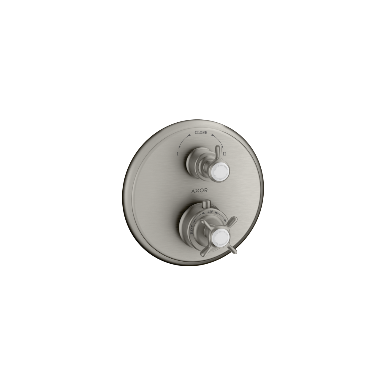 AXOR MONTREUX - Built-in mixer with stop valve and diverter