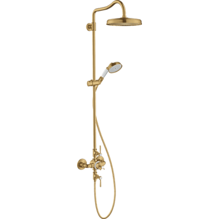 AXOR MONTREUX - Showerpipe con miscelatore termostatico e soffione doccia 240 1jet