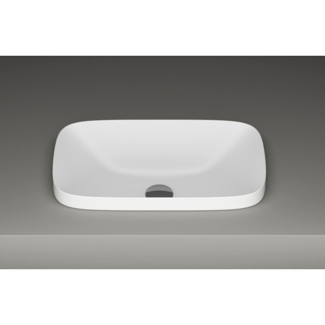 VALDAMA Alveo - Lavabo encastré en céramique 55 x 34 h4