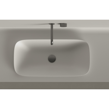 VALDAMA Alveo - Lavabo encastré en céramique 70 x 34 h4