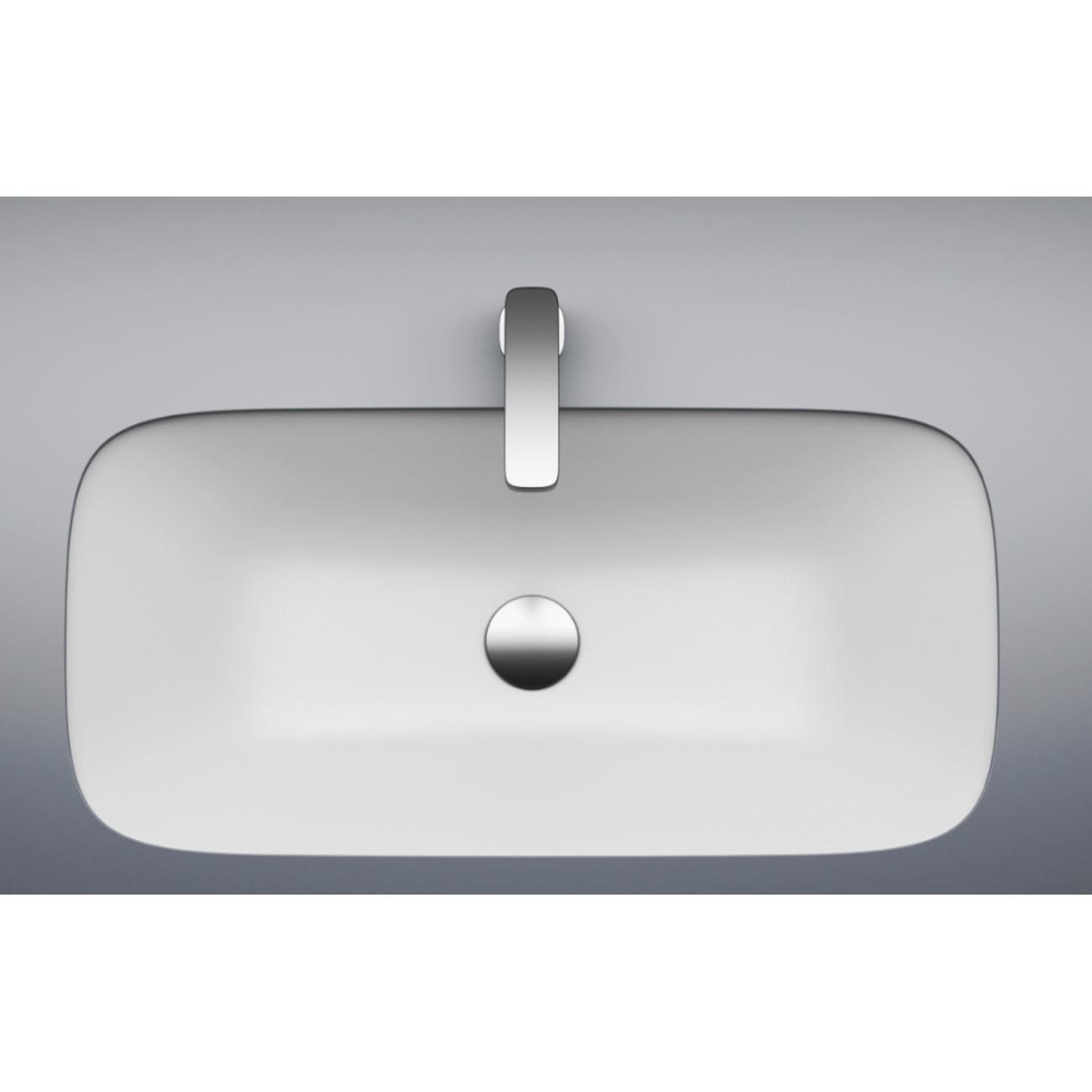 VALDAMA ALVEO - Lavabo in ceramica sottopiano 70 x 34