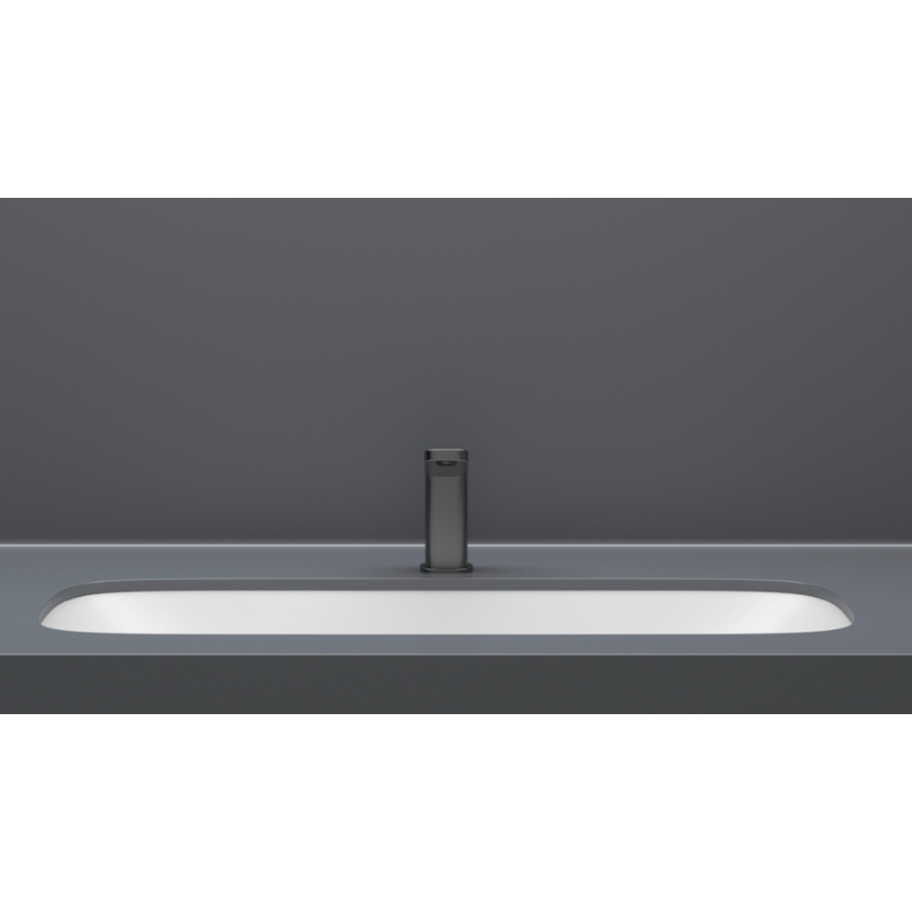 VALDAMA ALVEO - Lavabo in ceramica sottopiano 70 x 34