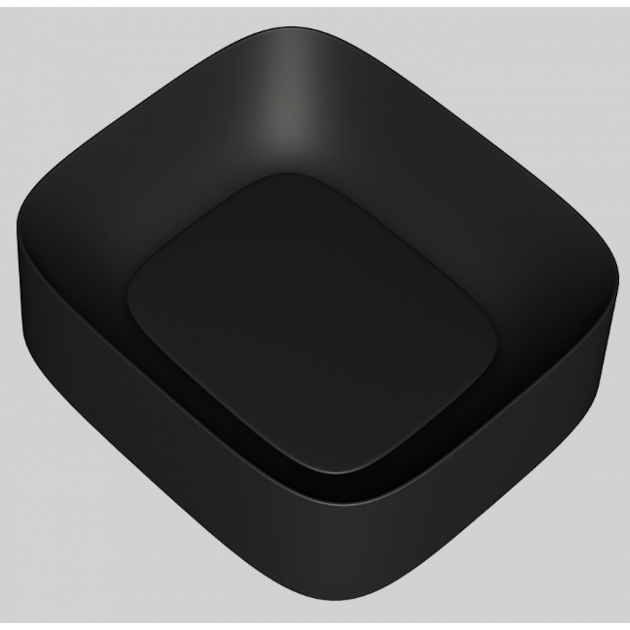 VALDAMA Aquarelle - Lavabo en céramique de bureau 43x38 h15