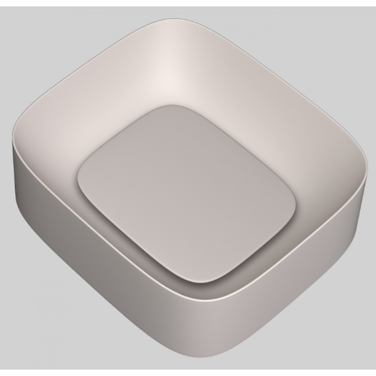 VALDAMA Watercolor - Ceramic vanity unit 43x38 h15