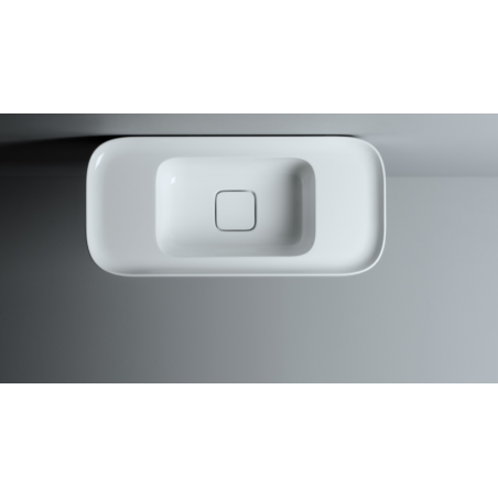 VALDAMA Cameo - Ceramic washbasin for support and suspended. 60 x 28 h12.