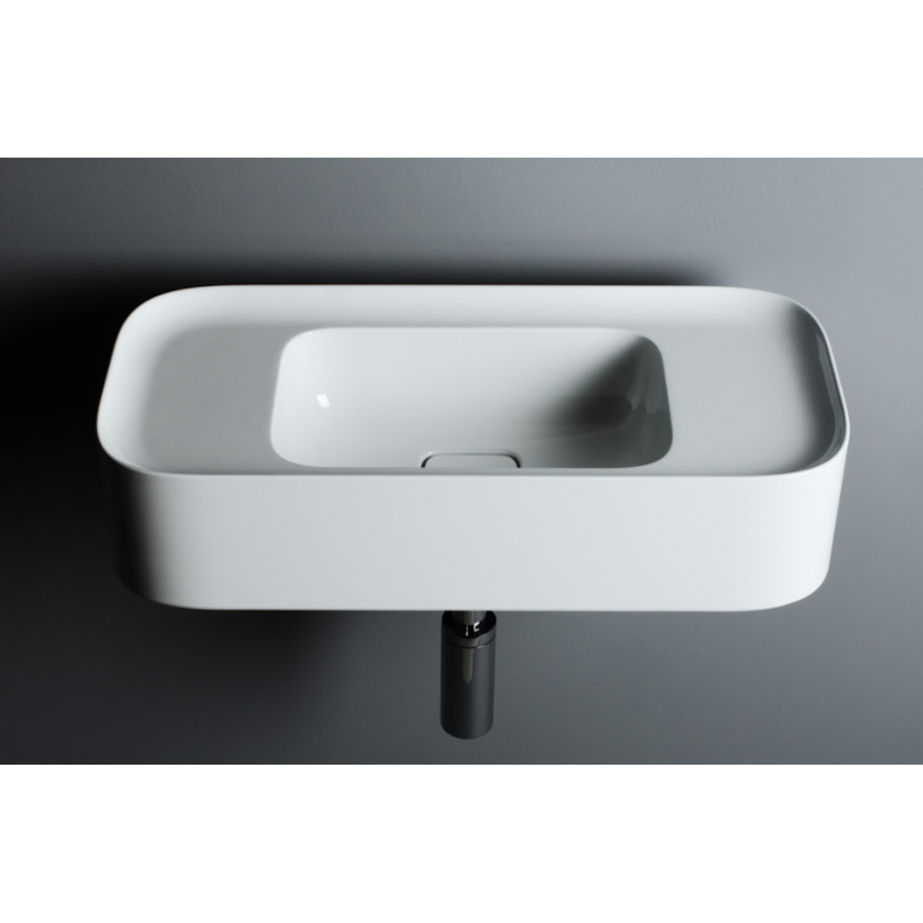 VALDAMA Cameo - Ceramic washbasin for support and suspended. 60 x 28 h12.