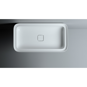 VALDAMA Cameo -  Lavabo en céramique de table 75 x 40 h14, tout en