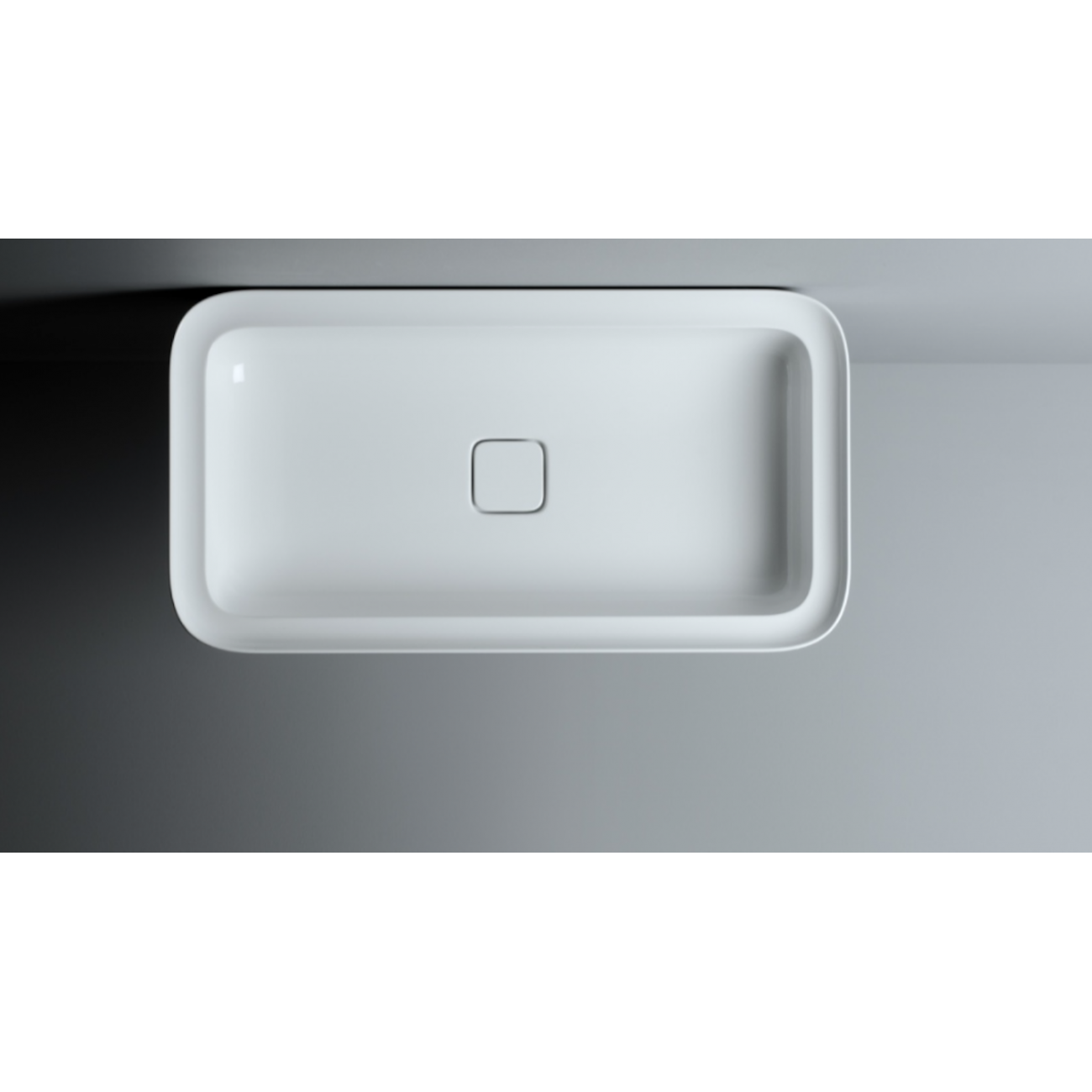 VALDAMA Cameo -  Lavabo en céramique de table 75 x 40 h14, tout en