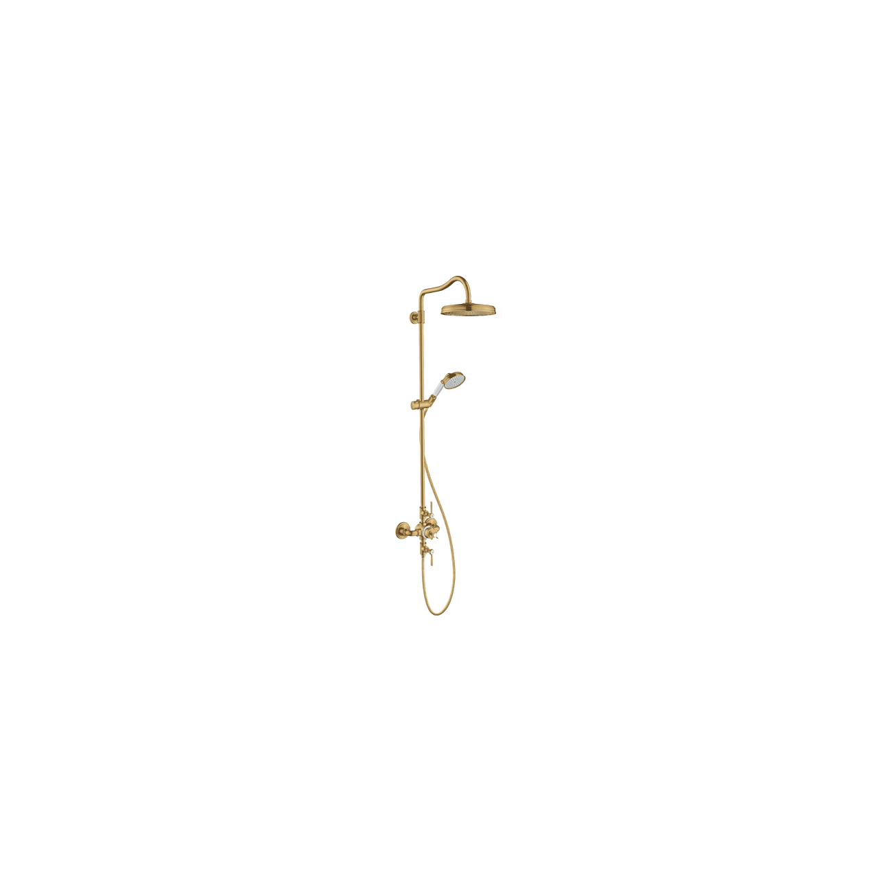 AXOR MONTREUX - Showerpipe con miscelatore termostatico e soffione doccia 240 1jet