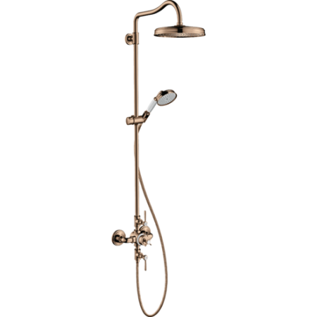 AXOR MONTREUX - Showerpipe con miscelatore termostatico e soffione doccia 240 1jet