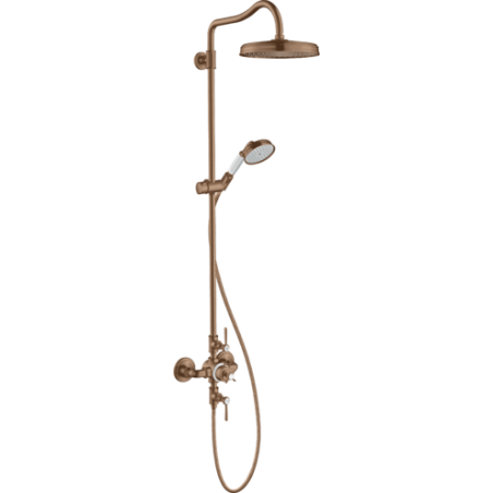 AXOR MONTREUX - Showerpipe con miscelatore termostatico e soffione doccia 240 1jet