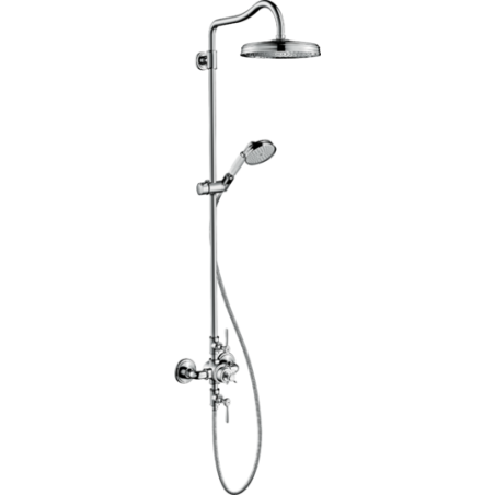 AXOR MONTREUX - Showerpipe con miscelatore termostatico e soffione doccia 240 1jet