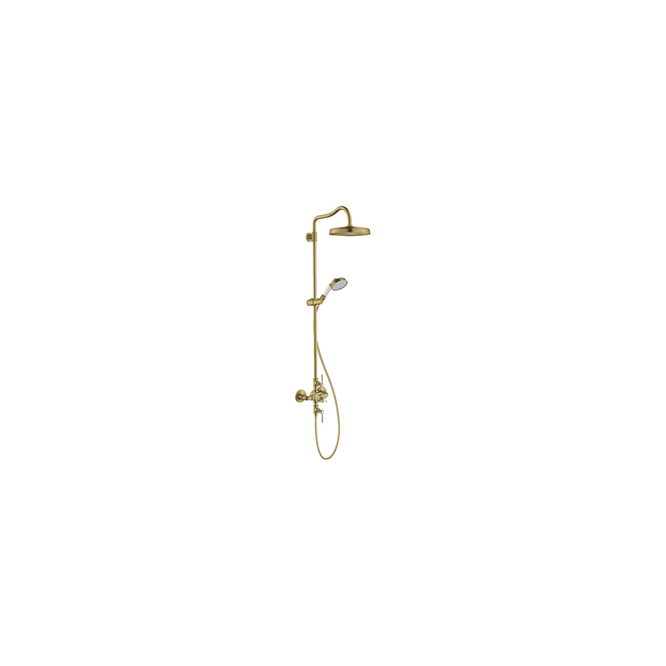 AXOR MONTREUX - Showerpipe con miscelatore termostatico e soffione doccia 240 1jet