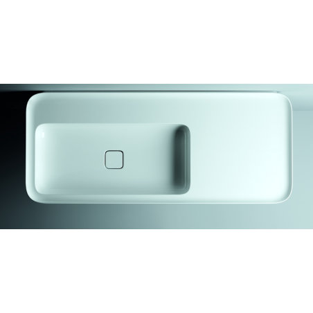 VALDAMA Cameo - Ceramic washbasin for support and suspended 120 x 50 h14.Sink with 3 holes.