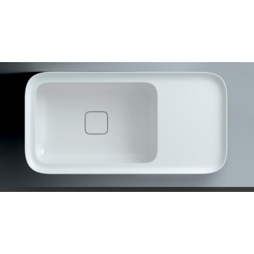 VALDAMA Cameo - Lavabo en céramique 75 x 38 h4. Lavabo avec 3 trous