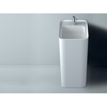 VALDAMA Cameo - Lavabo en céramique avec vidange au sol