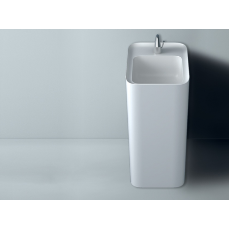 VALDAMA Cameo - Lavabo en céramique avec vidange au sol