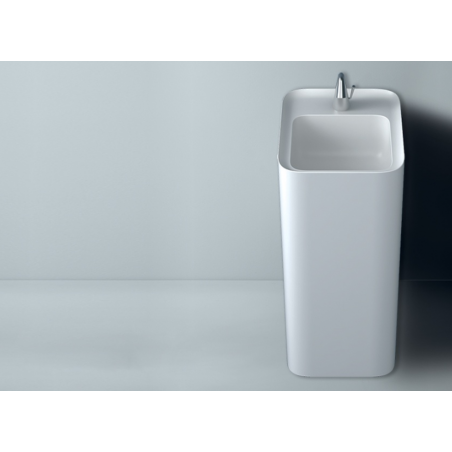 VALDAMA Cameo - Lavabo freestanding in ceramica con scarico a parete/terra