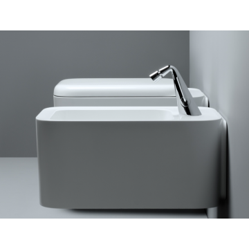 VALDAMA Cameo - Bidet sospeso in ceramica con fissaggi inclusi