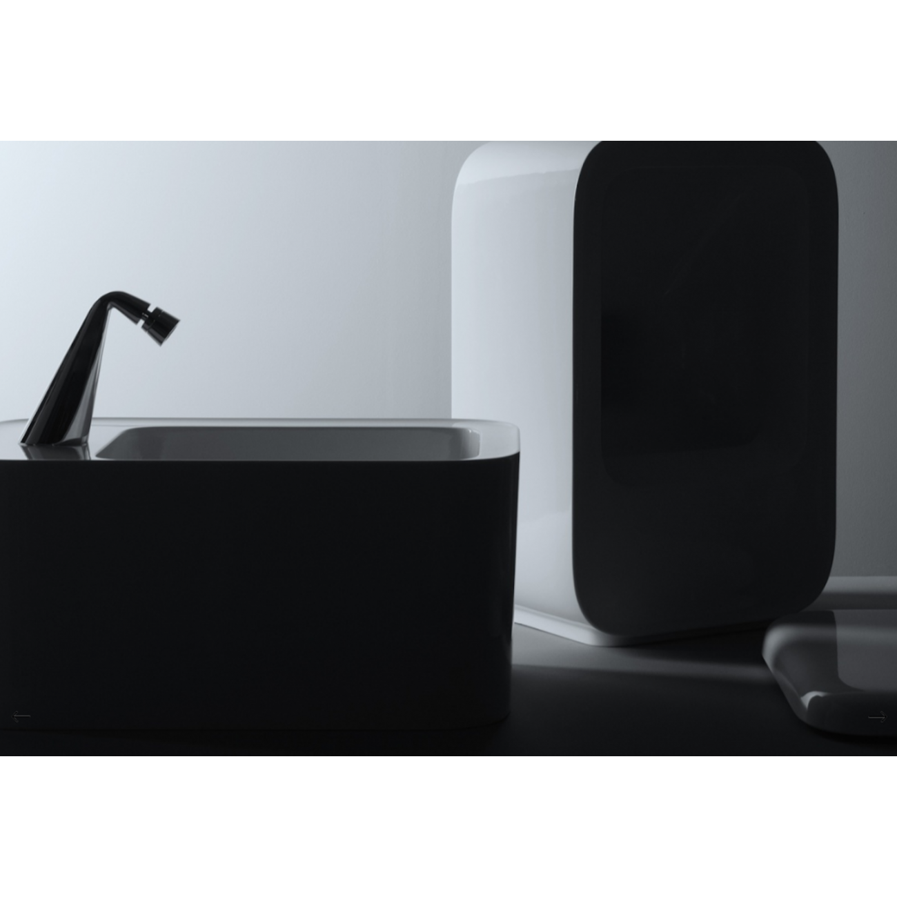VALDAMA Cameo - Bidet sospeso in ceramica con fissaggi inclusi