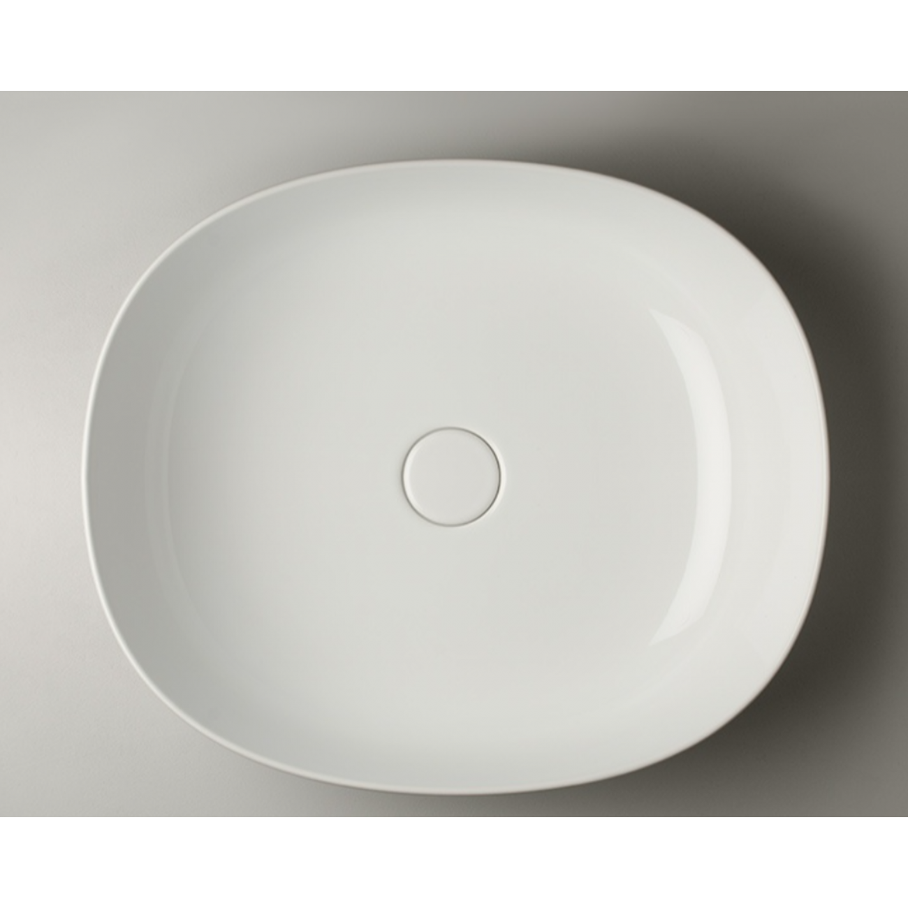 VALDAMA Pod - Ceramic countertop basin 50 x 45 h15