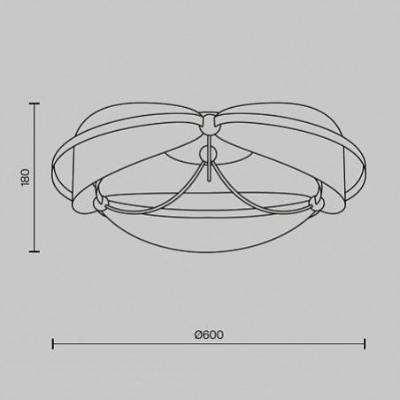 Maytoni Breeze - Lampada da soffitto
