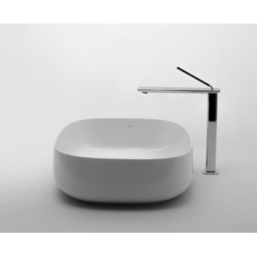 VALDAMA Seed - Lavabo in ceramica da appoggio 55x42 h15