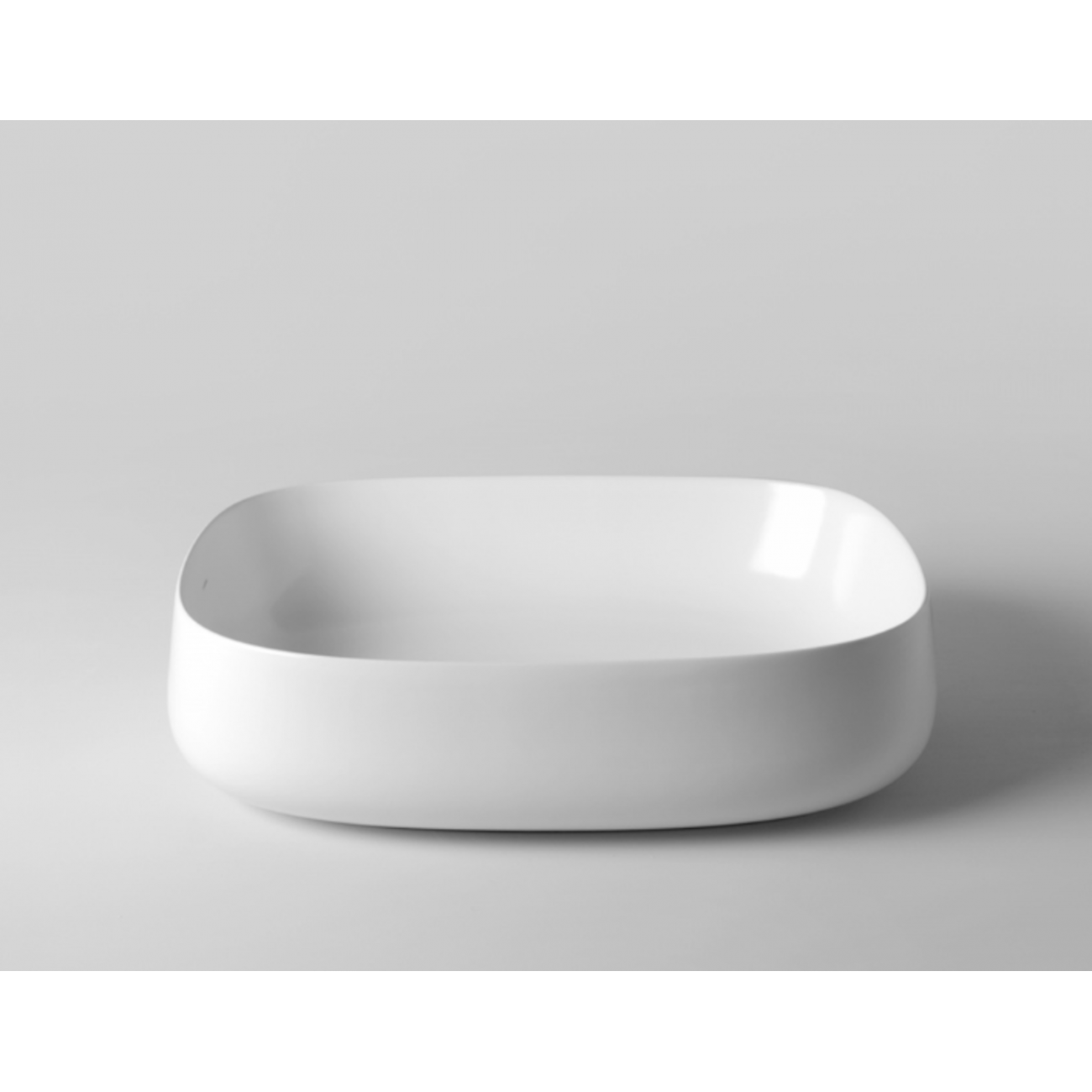 VALDAMA Seed - Lavabo in ceramica da appoggio 55x42 h15