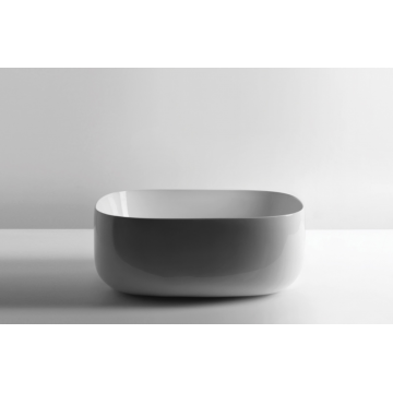 VALDAMA Seed - Lavabo in ceramica da appoggio 55x40 h24