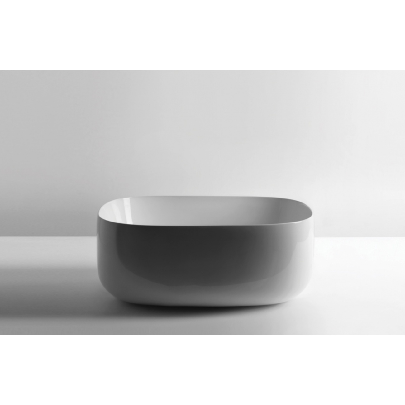 VALDAMA Seed - Lavabo in ceramica da appoggio 55x40 h24