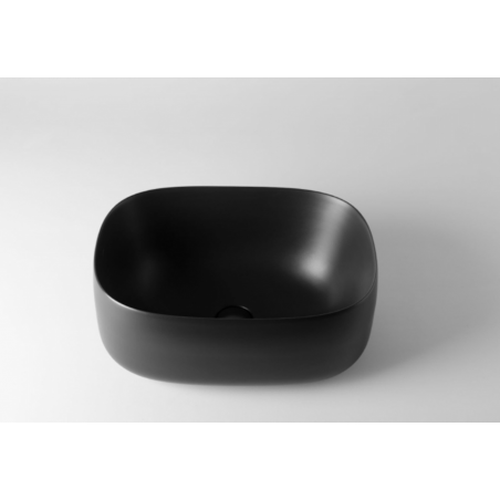 VALDAMA Seed - Lavabo in ceramica da appoggio 55x40 h24