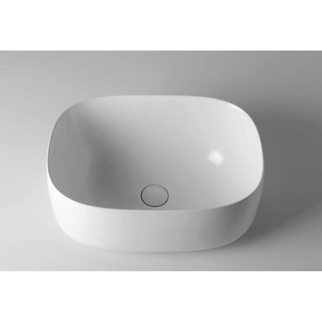 VALDAMA Seed - Lavabo in ceramica da appoggio 55x40 h24