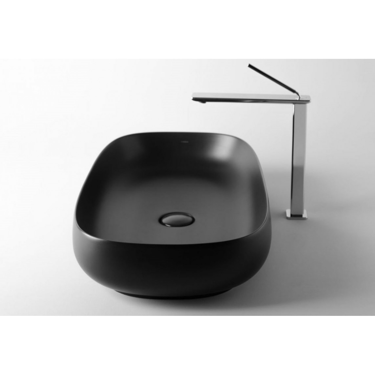 VALDAMA Seed - Lavabo in ceramica sa appoggio 70x40 h13