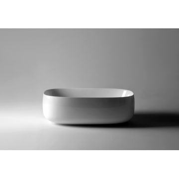 VALDAMA Seed - Lavabo in ceramica da appoggio 55x30 h18