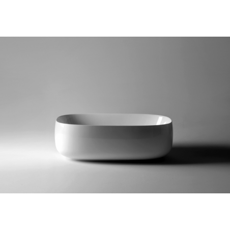 VALDAMA Seed - Lavabo in ceramica da appoggio 55x30 h18