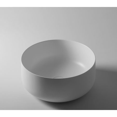 VALDAMA Seed - Lavabo in ceramica da appoggio Ø40 h18