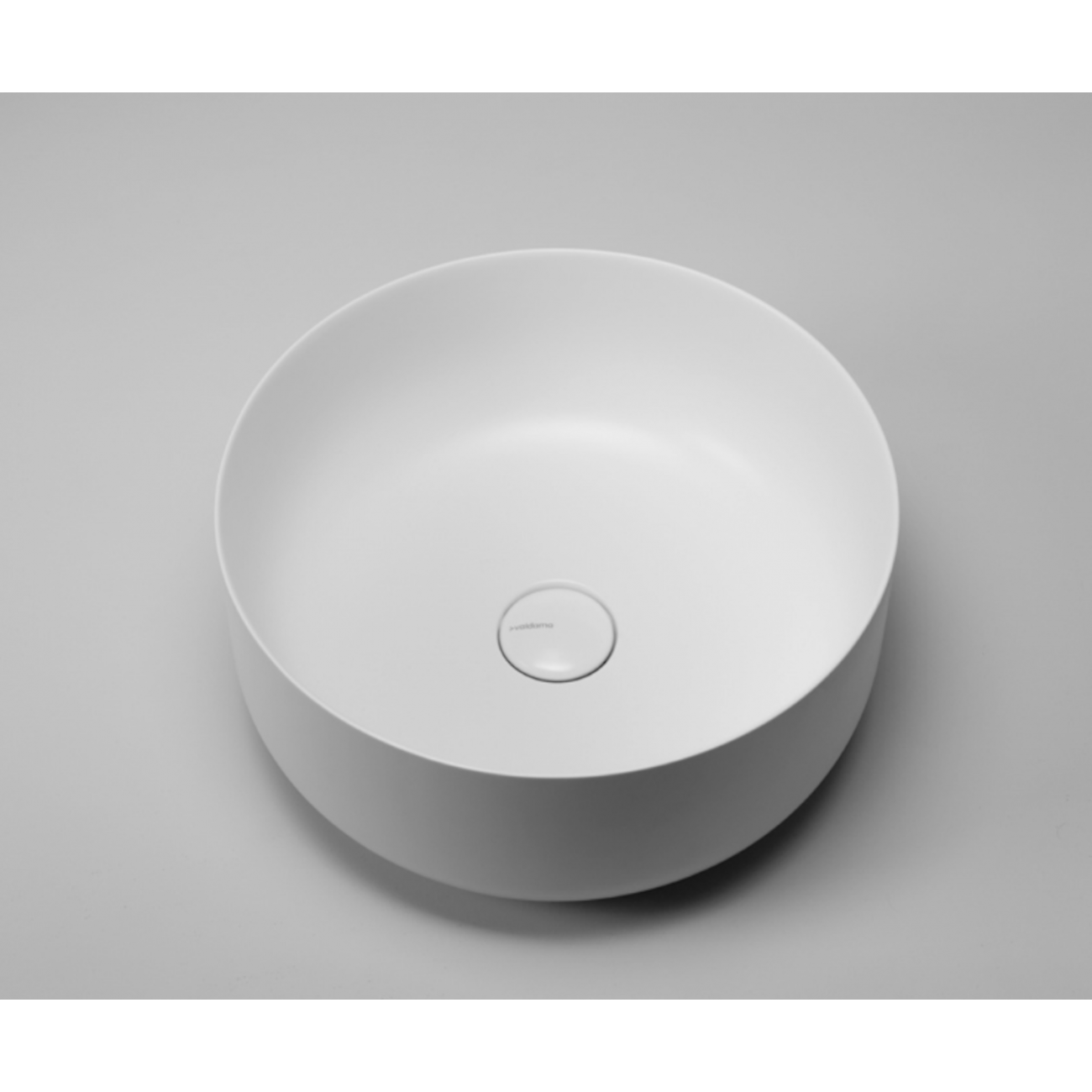 VALDAMA Seed - Lavabo in ceramica da appoggio Ø40 h18