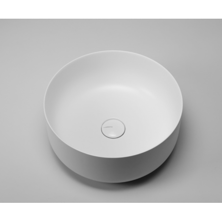 VALDAMA Seed - Lavabo in ceramica da appoggio Ø40 h18