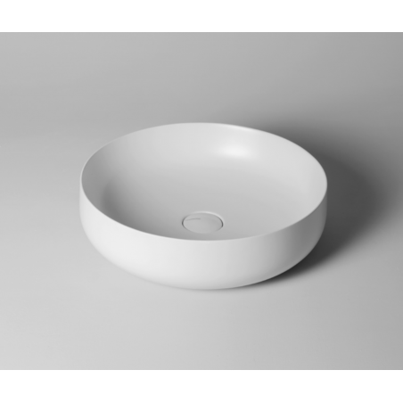 VALDAMA Seed - Lavabo in ceramica da appoggio Ø45 h13