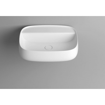 VALDAMA Seed - Lavabo en céramique de support et suspendu 60x45 h15