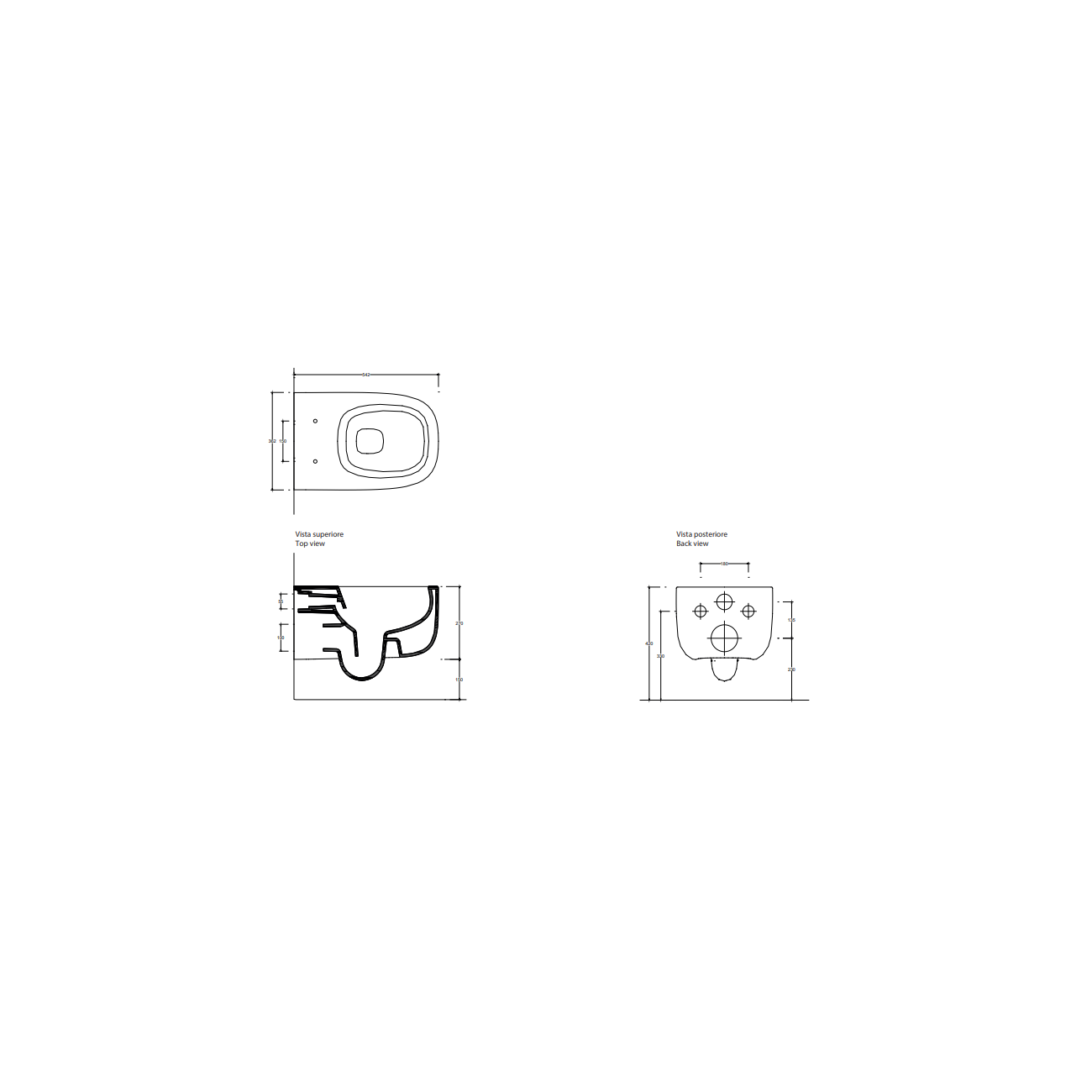 VALDAMA Seed - Wc suspendu en céramique