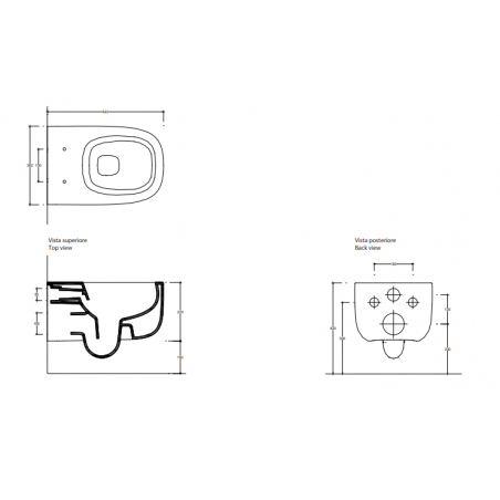 VALDAMA Seed - Wc suspendu en céramique