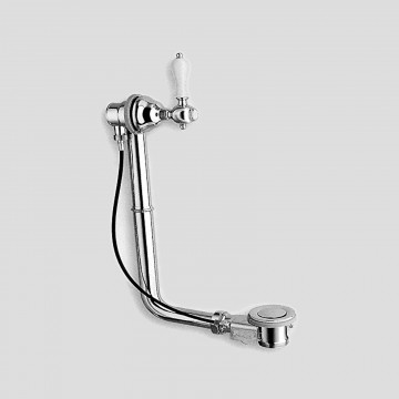 DEVON&DEVON, Colonna di scarico esterna per vascacon salterello e troppo pieno