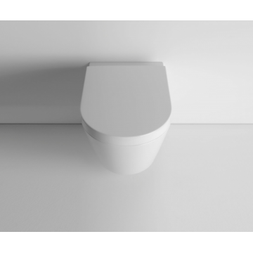 VALDAMA Il - Ceramic hanging toilet.