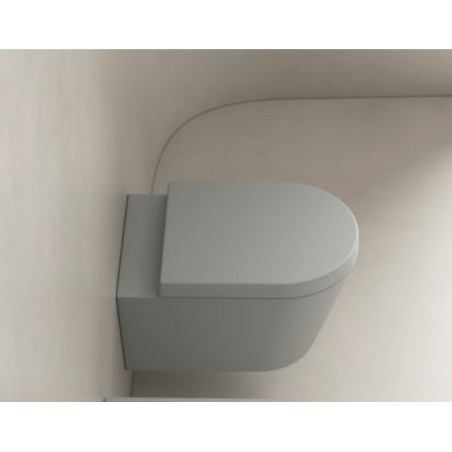 VALDAMA Il - Wc suspendu en céramique Rimless.