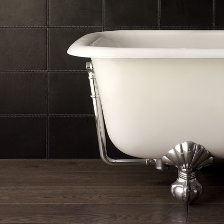 Devon&Devon, Colonna di scarico esterna per vasca con tappo e catenella