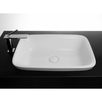 VALDAMA Soul - Lavabo in ceramica da incasso 55 x 38 h4