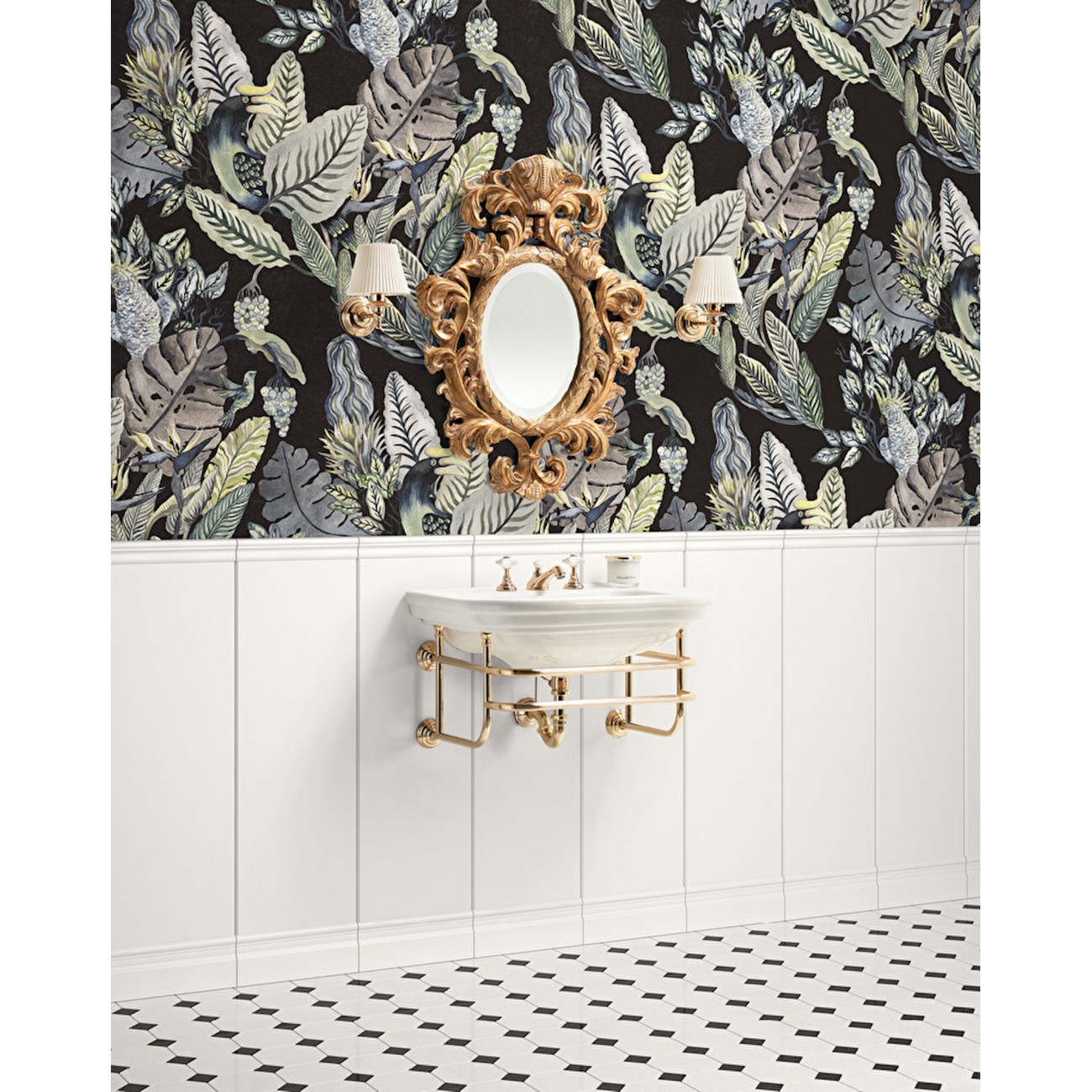 Devon&Devon CLASSICA, Console suspendue en métal pour lavabo classique