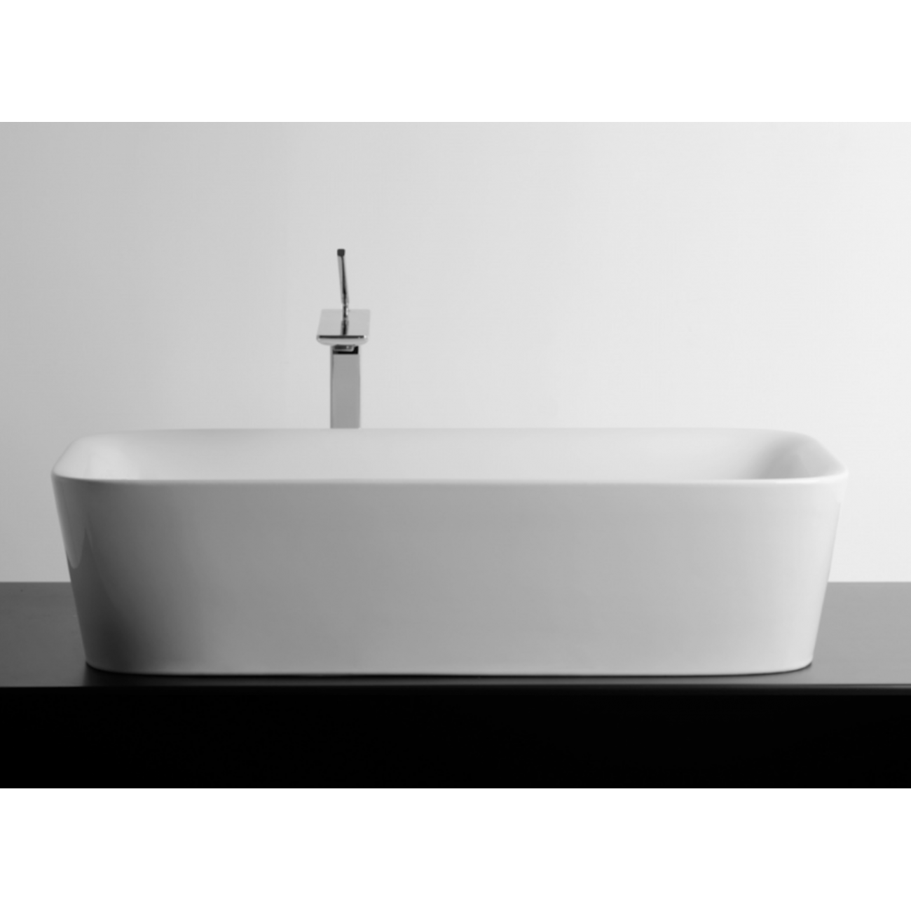 VALDAMA Soul - Lavabo in ceramica da appoggio 70 x 38 h18