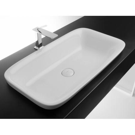 VALDAMA Soul - Lavabo in ceramica da incasso 70 x 38 h4